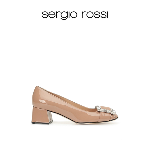 钻饰方头SergioRossi