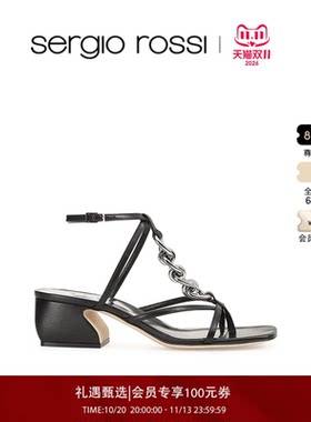 粗跟漆皮SergioRossi