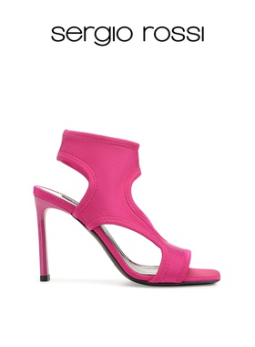 Sergio Rossi/SR女鞋SR JANE系列露趾高跟凉鞋