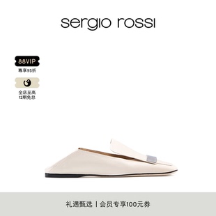 礼物 Sergio 休闲一脚蹬懒人鞋 SR1系列方头平底鞋 Rossi SR女鞋