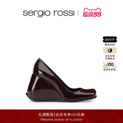 坡跟SergioRossi方头
