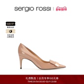 女 Sergio 经典 SR1金属饰片细跟高跟鞋 款 SR女鞋 单鞋 Rossi 婚鞋