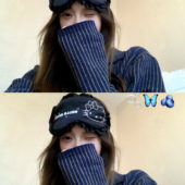 衬衫 韩系条纹针织睡衣女秋冬薄款 半边绒保暖冬季 领家居服可外穿