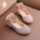 2025春秋中大童儿童单鞋 公主鞋 秋款 软底鞋 女童鞋 子水晶鞋 女童皮鞋