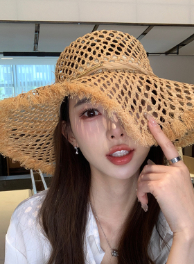 出游潮畔太阳帽女夏季