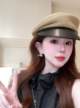 八角帽出游休闲女春夏秋