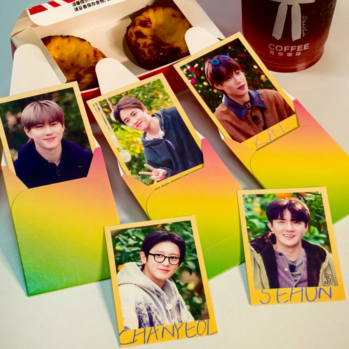 【现货24h发】KFC肯德基EXO联名卡片明星周边全新未拆封收藏卡