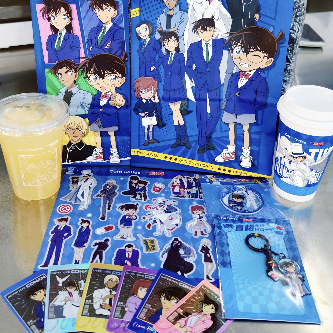 【正品代购】柯南库迪联名 库迪名侦探柯南联名库迪新一小兰周边