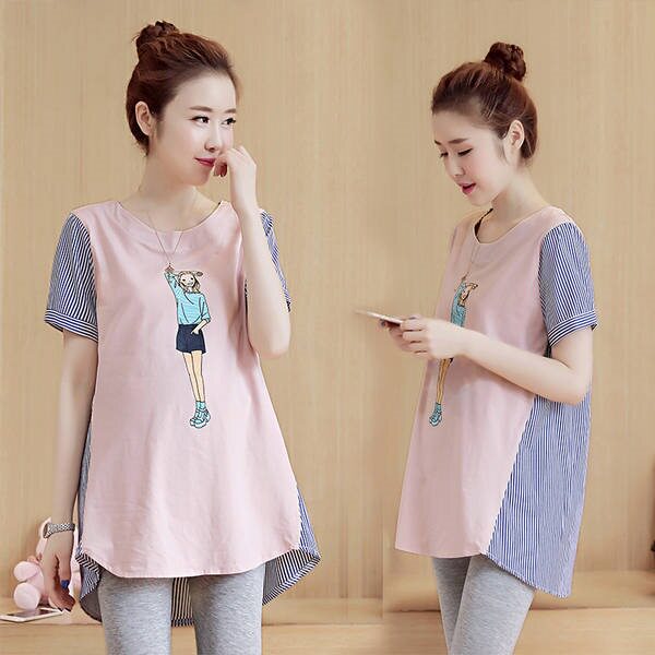 孕妇套装夏装时尚款2018孕妇t恤短袖上衣两件套宽松孕妈妈衣服夏|ruв категории Женская одежда, костюм/студенты школьную форму/обмундирования, Другие костюм - от Buy2taobao.com для оказания профессиональной услуги покупки агента Taobao