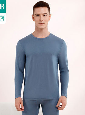 ab内衣男士保暖套装莫代尔棉弹力轻薄透气圆领打底秋衣秋裤TF10