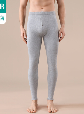 A＆Bab保暖裤男秋冬棉氨刷绒保暖单裤弹力透气男士单条保暖裤P951