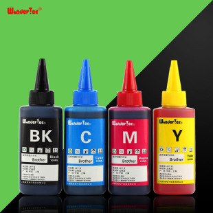 mfc wondertec适用兄弟打印机J430W黑色墨水Brother J410 J880DW J625DW连供墨水 mfcJ430W墨盒4色墨水J480DW