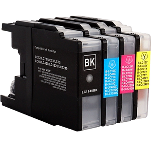 WonderTec适用兄弟J430W墨盒Brother J825DW墨盒J625DW J6910DW J6710DW J5910DW彩色喷墨打印机 LC400墨水盒
