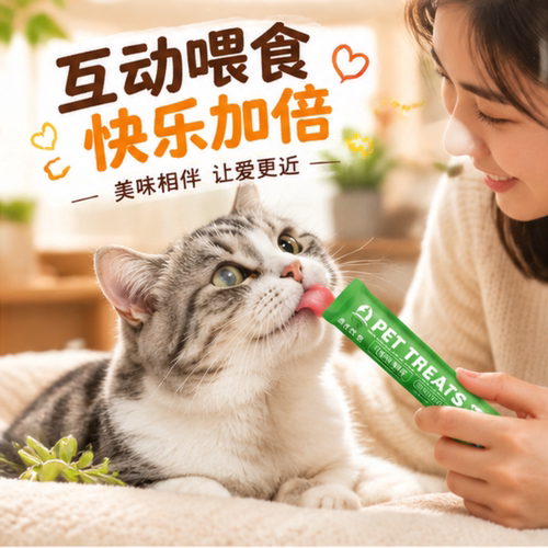 多口味组合满足挑剔小馋猫