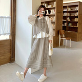 【现货】复古三件套套装裙157-8886-P185-K268，女装套装/套裙，浙宝157（原165A）