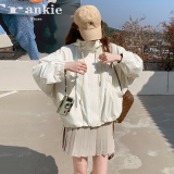 【现货】撞色连帽冲锋衣外套157-9006-P145-K208，女装短外套，浙宝157（原165A）