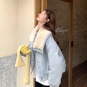 【现货】 90白鸭绒毛毛大翻领派克服 157-8873-P245-K358图片