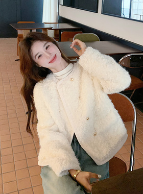 2024首发新款 小香风羊羔毛外套 157-8831-P185-K278