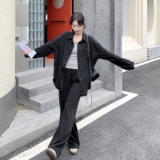 【现货！新款】牛仔衬衫阔腿裤套装157-2220-P175K258，女装套装/套裙，浙宝157（原165A）