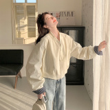 【数据好！现货】设计感拼接格子袖短外套157-8893-P135-K198，女装短外套，浙宝157（原165A）