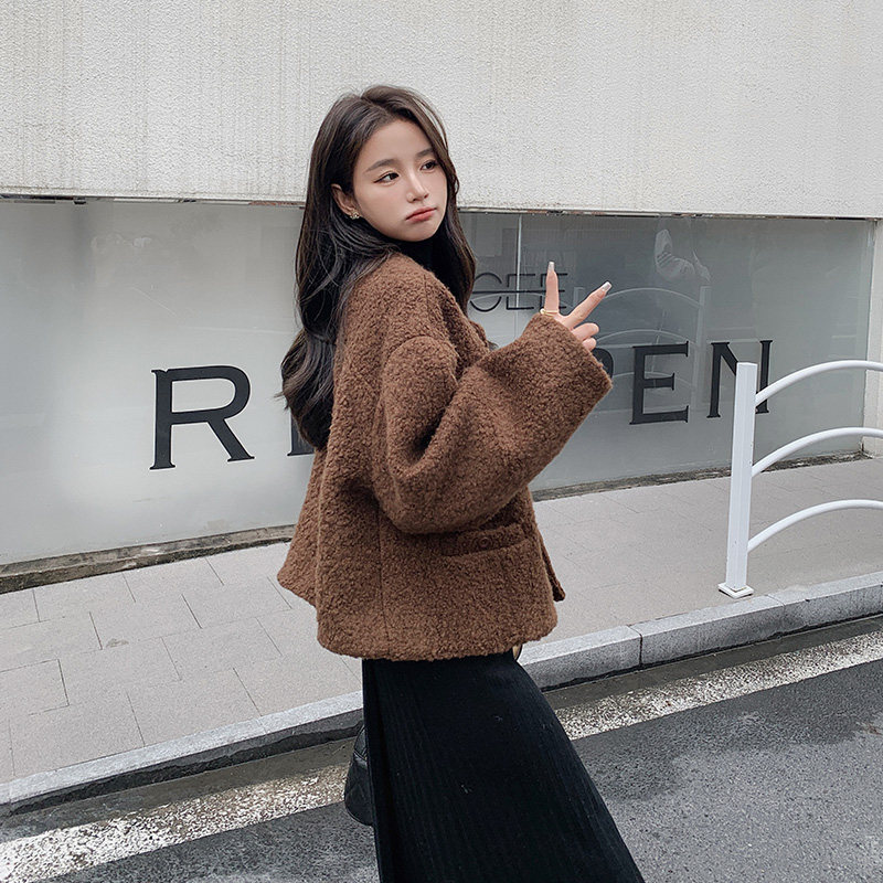 【现货】60%羊毛5%羊驼圈圈呢外套157-8192-P170-K258,女装毛呢外套,浙宝157（原165A）