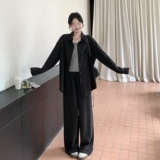 【现货！新款】牛仔衬衫阔腿裤套装157-2220-P175K258，女装套装/套裙，浙宝157（原165A）