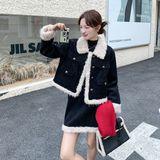 【数据好！现货】拼接毛毛小香风灯芯绒套装157-2277-P175K258，女装套装/套裙，浙宝157（原165A）