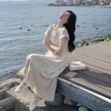 新中式国风刺绣上衣半身裙套装女夏甜美优雅爆款高级感超火两件套，女装套装/套裙，浙宝157（原165A）