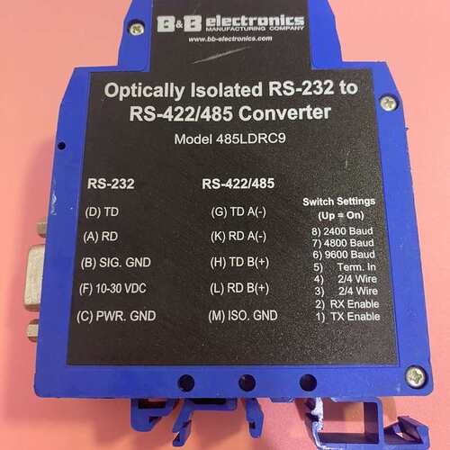 议价485LDRC9B＆B Electronics爱尔兰询价