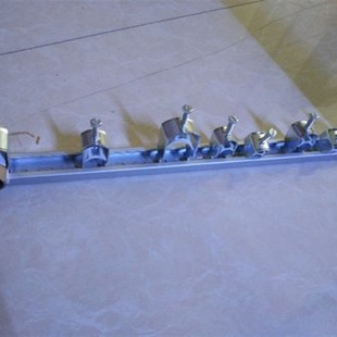 BK金属电缆夹 C型导轨固定夹电缆固定夹单层线缆管夹设备机柜线夹