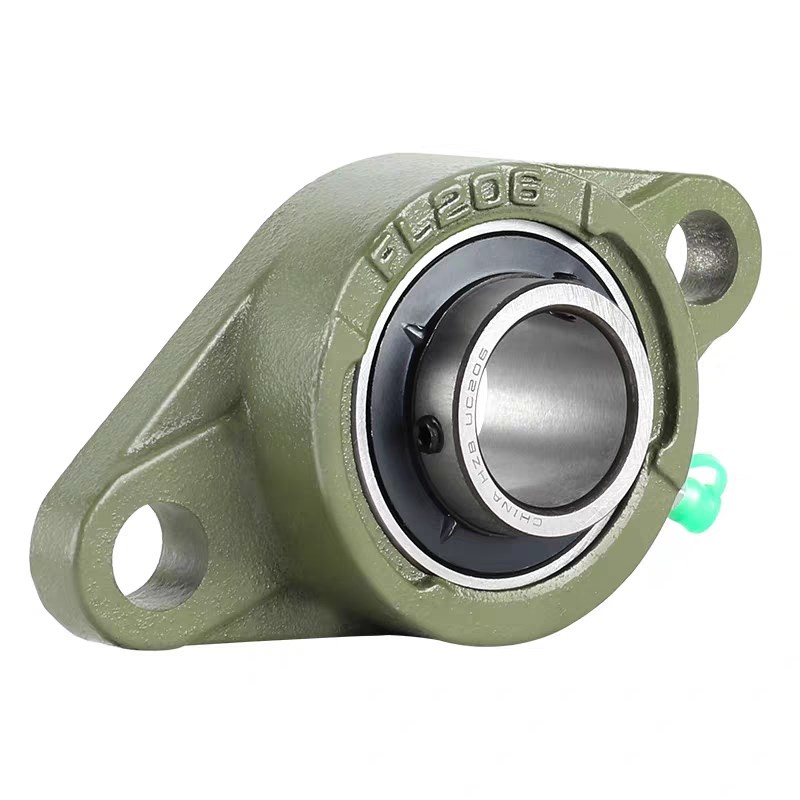 内六方外球面轴承带FL铸钢菱形UC204 205 206 207 208 209免维护