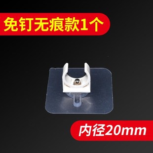 免打孔管卡防水防锈管扣可调软燃气管H排水管管夹扎带式管道固定