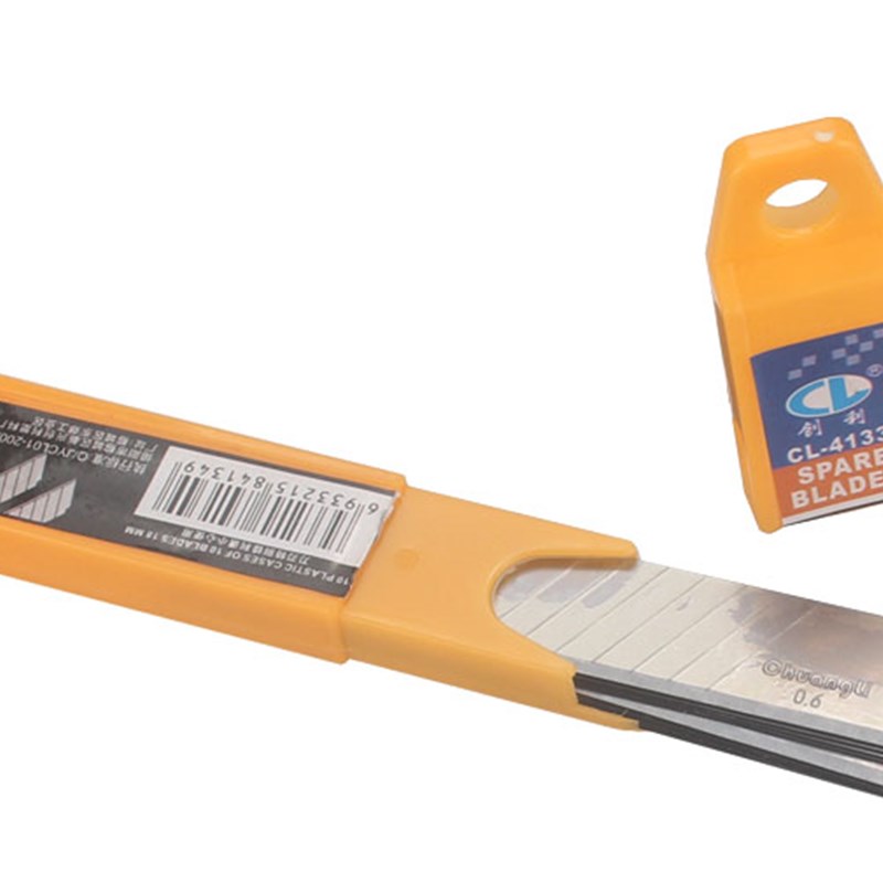 直厂 高级美工刀片 06mm厚 戒刀刀片 更加锋利 韧度更好 10片