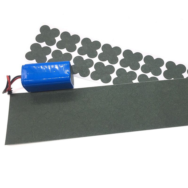 长方形2*2绝缘纸青稞纸18650锂电池 2*4垫片电池实心垫圈单面带背