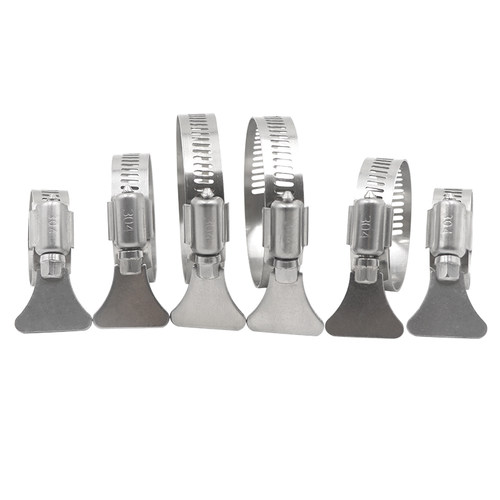 304不锈钢手柄式喉箍 带柄式美式喉箍 应手柄卡箍 美式管卡