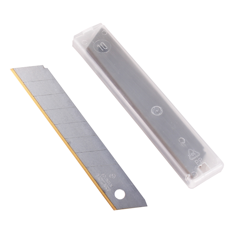 德国进口钛涂层可折断18mm大号工业手动美工刀片壁纸切管刀介刀片