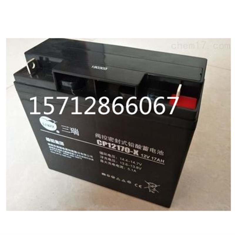 三瑞蓄电池CP12400F 6FoM65 12V100AH CP1270 12V24 33 CP12170-X