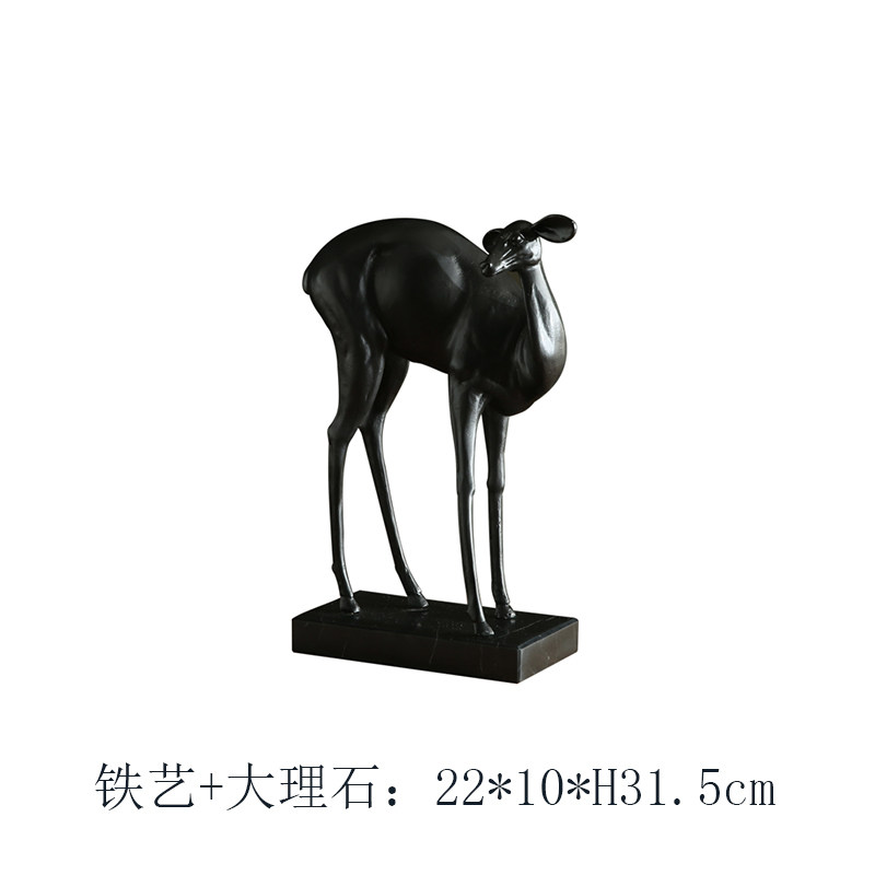 黑色金属铁艺装饰鹿摆件工艺品 欧式复古家居饰品样板间书房摆件,珠宝/钻石/翡翠,翡翠裸石/蛋面,淘宝优惠券,粉丝福利购,淘宝优惠卷