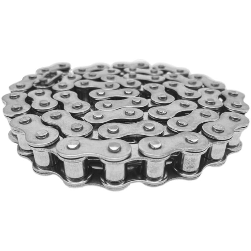 304不锈钢工业链条单排2分04C3分06B4分08B5分10A6分12A1寸16A20A