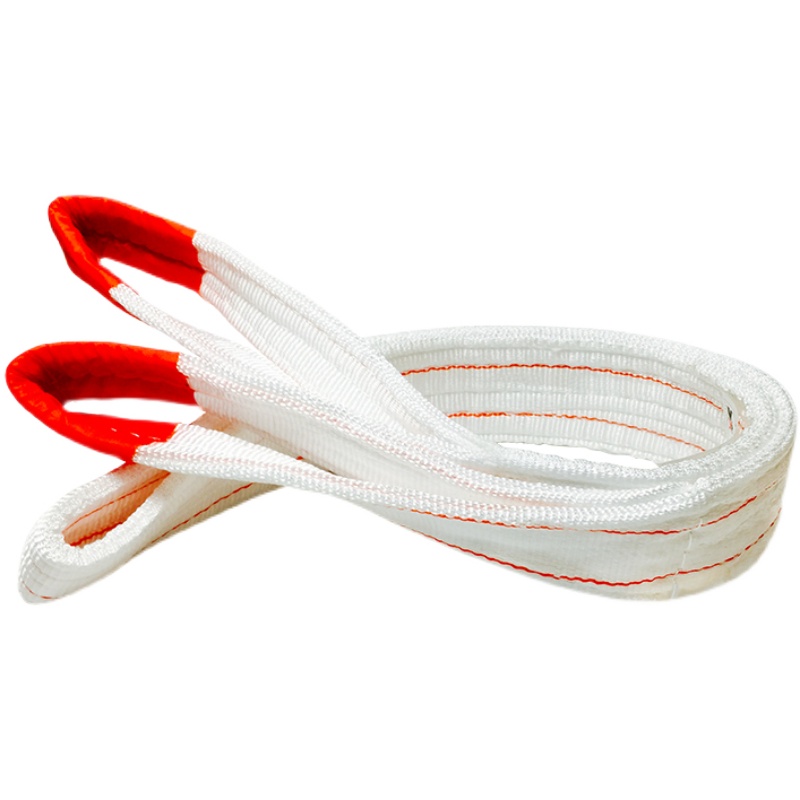 起重吊带吊绳吊车吊带1吨3吨5吨加厚扁平白色汽车吊装带3吨6米3米