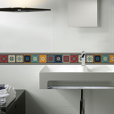 自粘腰线踢脚线波导线对角贴装饰塑料贴地脚线门台面翻新壁纸墙贴