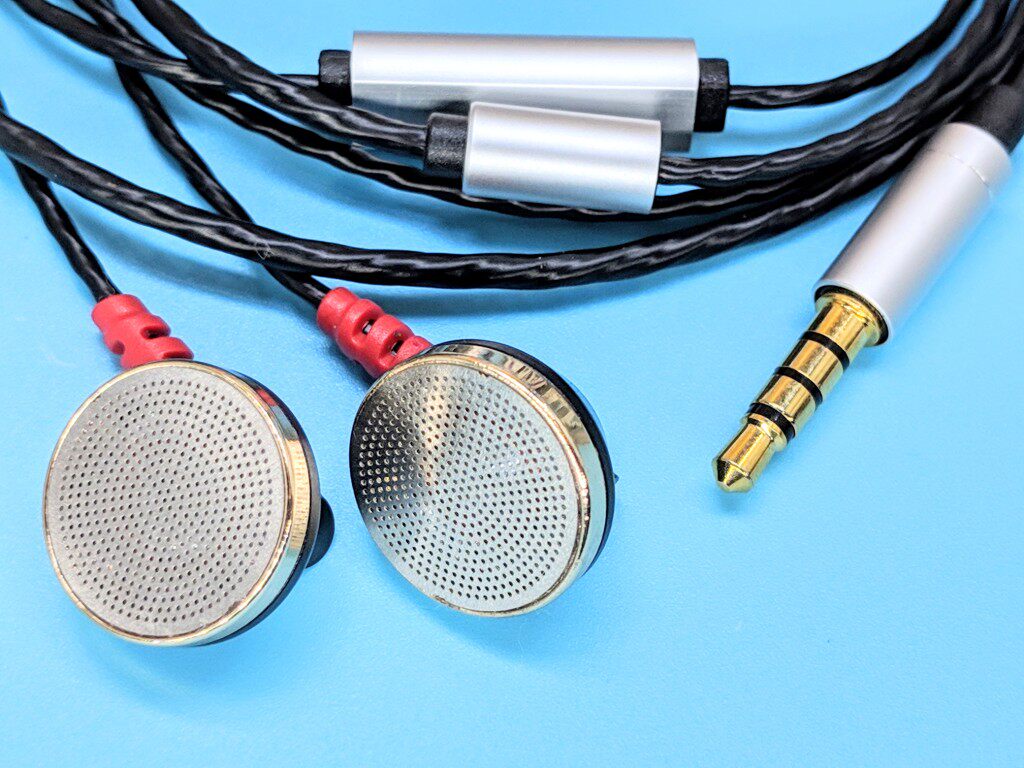 手工 DIY  复古铝合金耳机  动圈耳机单元 可按需定制