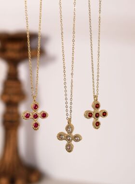 英国george melis吸血鬼万圣节吊坠项链清透高赞吊坠锁骨