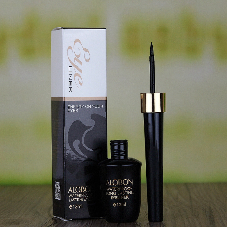 雅邦持久防水眼线液8ml眼线膏硬头速干耐汗初学笔不易晕染AEL15