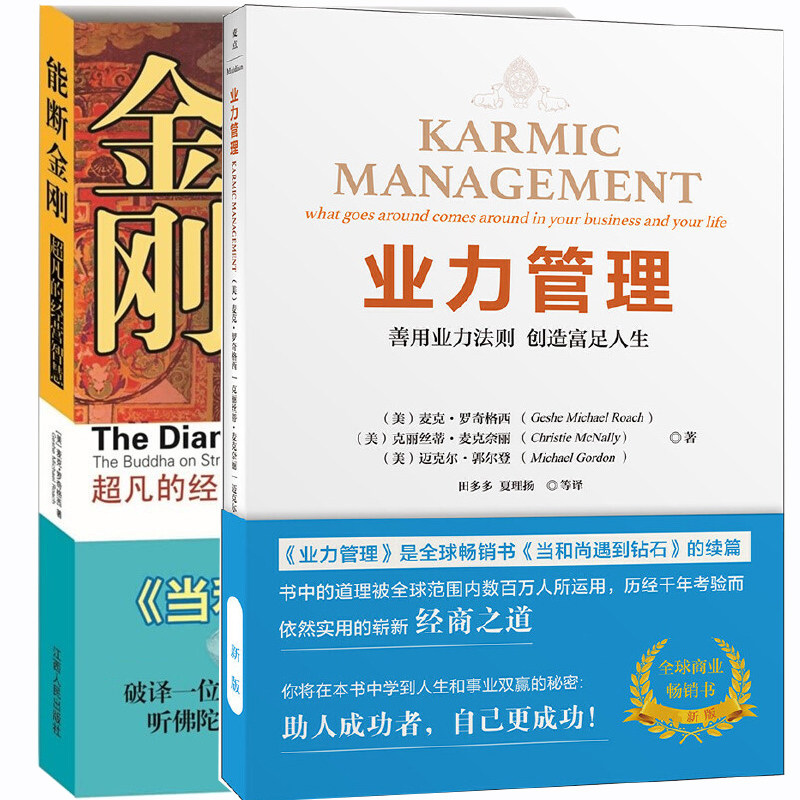 正版现货共2册 业力管理+能断金刚-超凡的经营智慧《当和尚遇到钻石》十周年增订版续篇麦克罗奇格西高性价比高么？