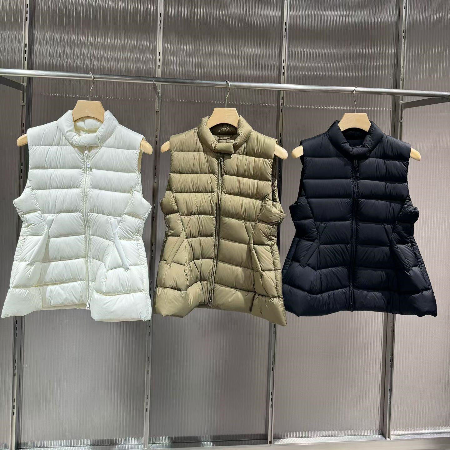 【商场同款】2026冬新品90%白鸭绒保暖外套轻薄羽绒服马甲女短款