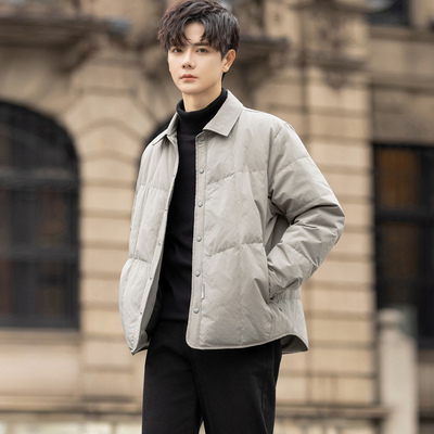 羽绒服2025新款冬季男士工装风潮