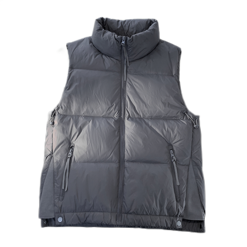 羽绒马甲男士立领秋冬新款轻奢潮流休闲保暖背心短款鸭绒马夹外套
