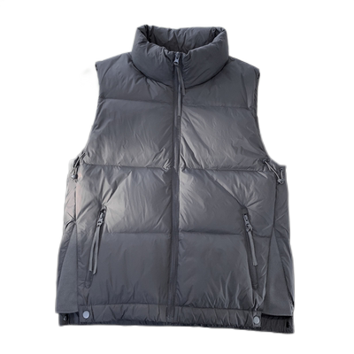 短款羽绒马甲男立领秋冬鸭绒马夹