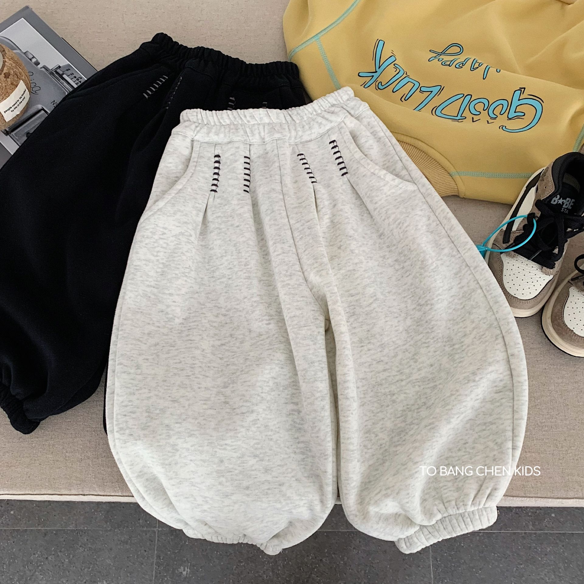 男童裤子2025新款韩版儿童加绒